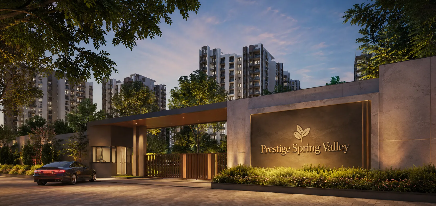 Prestige Spring Valley Entrence View Prestige Spring Valley Entrence View